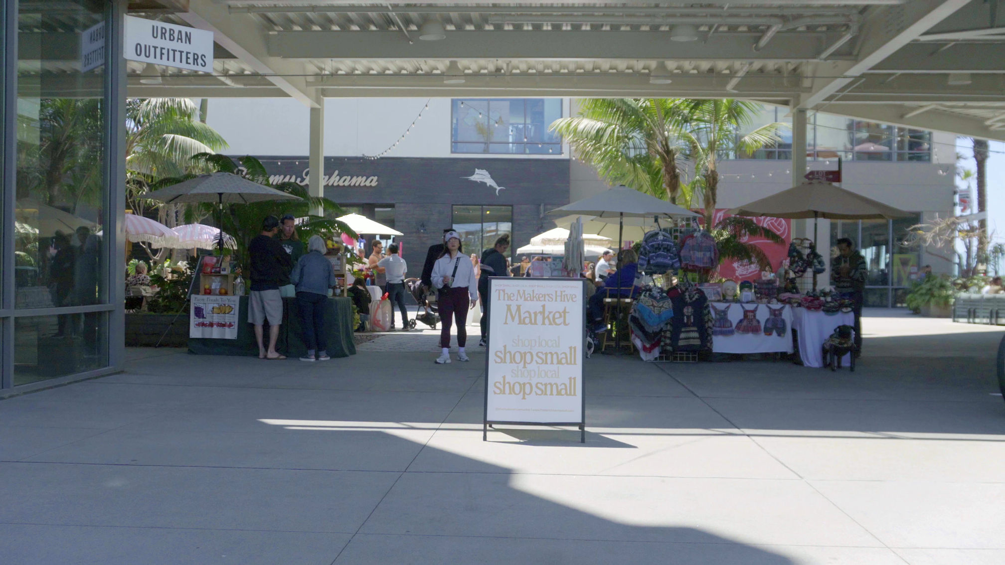 The Makers Hive Market in Huntington Beach